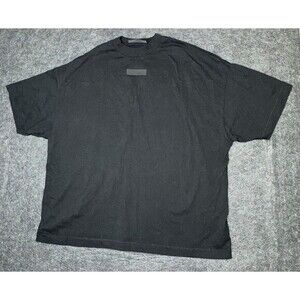 Essentials Men's Size Medium Fear of God FOG Oversized 100% Cotton T Shirt black